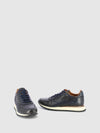 Sapatos com Atacadores em Azul Marinho